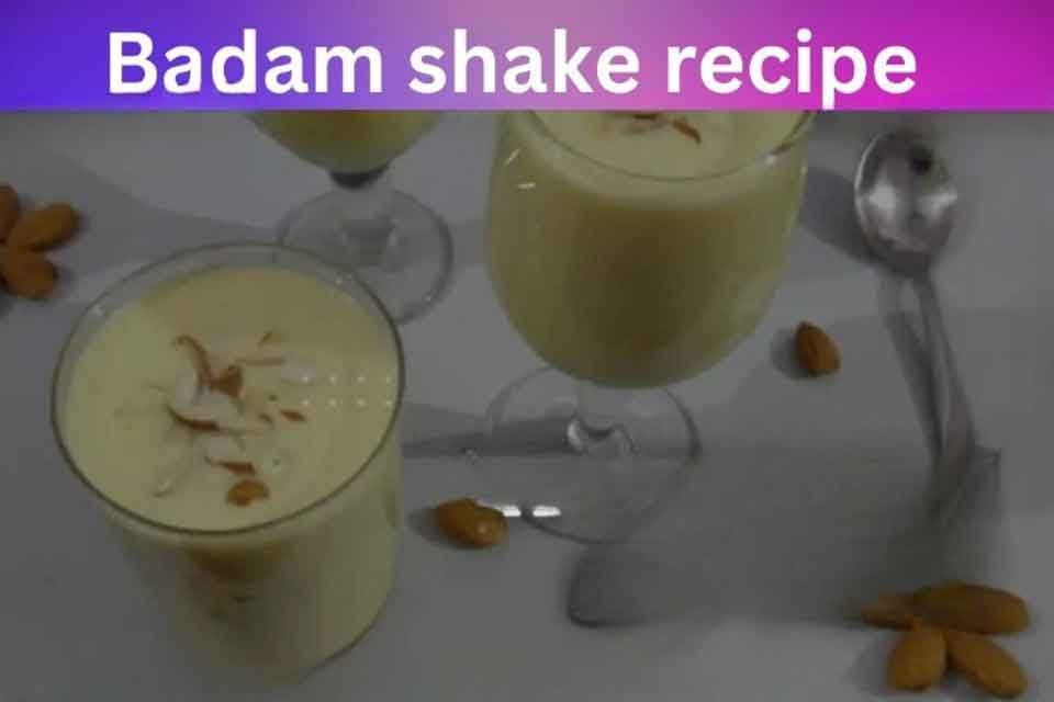 badam shake recipe in hindi